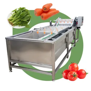 Automatic Fruit/ Ozone Bubble Lettuce Food Wash Machine Industry Vortex Bubble Washer for Washer Cabbage