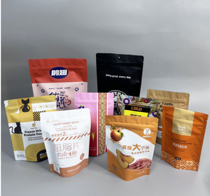 Özel Gravür Baskılı Nem Geçirmez Mylar Ayakta Duran Kilitli Poşet, Evcil Hayvan Maması Ambalajı için Gıda Sınıfı Malzeme ile - Product Image 2