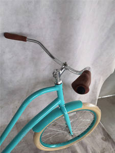 Mint Green Big Guys Heavy Person Low Step Thru Marco de aluminio Single Speed Comfort Best Hybrid Womens Beach Cruiser Bike 26 - Product Image 4