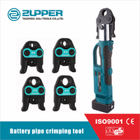 Zupper Pz-1550 outil de plomberie hydraulique à pression de tuyau en cuivre alimenté par batterie