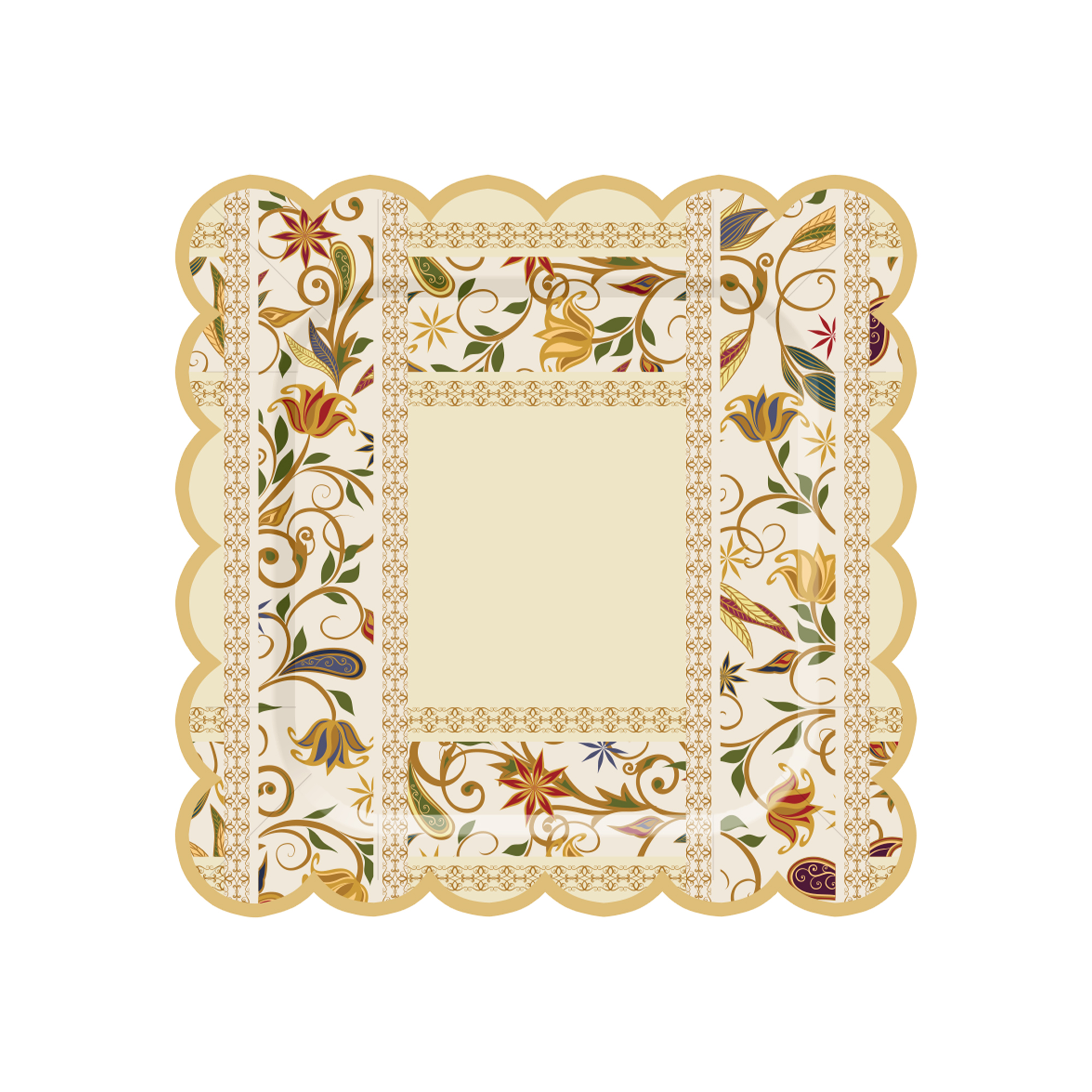 Plato de papel de 10.5 pulgadas * 8 unidades