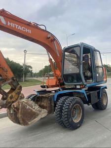 Potente Excavadora de Ruedas Hitachi EX100WD-3 de 10 Toneladas, Motor de Alto Rendimiento Multifuncional, Bomba con Descuento - Product Image 3