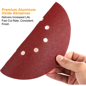 Dischi Abrasivi per Cartongesso da 9\" con 10 Fori, Grana 40, Legame in Resina, Spedizione Gratuita in 24 Ore per USA - Product Image 3