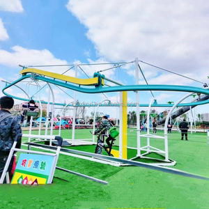 Montaña Rusa Manual, Atracciones al Aire Libre Sin Motor, Interacción en Parques de Diversiones, <span class=keywords><strong>Bicicleta</strong></span> de Pedales, Tirolina, Columpio - Product Image 3