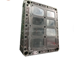 กล่องฟาสฟู้ดแม่พิมพ์พลาสติกแบบฉีดผนังบางแม่พิมพ์กล่องอาหารกลางวัน - Product Image 5