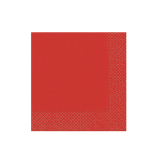 Napkin 2 ply 33x33 cm, red, 40 pcs/pack - Product Image 1