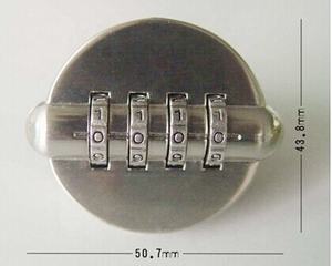 סיטונאי אבץ סגסוגת 4 ספרות יין בקבוק פקק משקאות בקבוק שילוב מנעול - Product Image 4