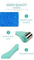 Meilleur rouleau de refroidissement de rajeunissement de la peau de rouleau de glace de massage facial de tête inoxydable avec n'importe quelle couleur que vous concevez