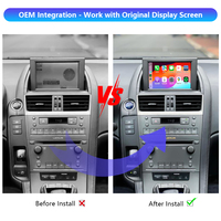 Módulo de Interfaz Inalámbrica Apple CarPlay y Android Auto para Lexus HS HS250h 2009-2018, Actualización de Pantalla Original
