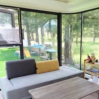 Maison capsule gain de place, maisons préfabriquées minuscules, remorque de conteneur mobile, maison capsule, cabine modulaire préfabriquée, camping