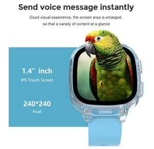 Montre connectée pour enfants LT53 avec carte e-SIM, GPS, WIFI, LBS, batterie 700mAh, SOS, 5 jeux, appels vidéo et vocaux - Product Image 3