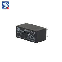Relais miniature pour circuit imprimé Meishuo MPI-S-112-C-3 8 broches 16A 250VAC 12V pour contrôle industriel