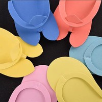 Chaussons jetables en mousse EVA personnalisés à prix abordable pour spa, hôtel, pédicure, et salons de beauté