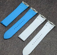 Bracelet de montre interchangeable de qualité supérieure, en caoutchouc, style minimaliste moderne et luxueux, pour le sport et les occasions décontractées