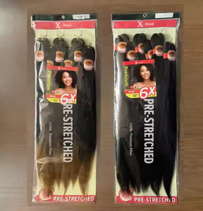 Capelli Sintetici Pre-Stirati per Trecce, 26 Pollici, 6 Confezioni, Texture Yaki per Donne - Product Image 5