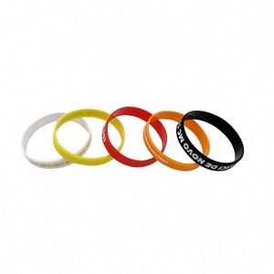 Pulseras de Silicona Personalizadas al por Mayor, Pulseras Promocionales de Goma - Product Image 1