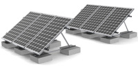 Supports photovoltaïques du fabricant, système de montage solaire lesté pour modules PV au sol