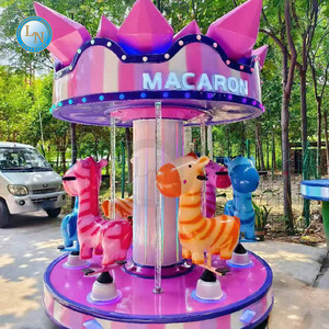 Mode 6 sièges Mini petit noël intérieur joyeux aller rond bébés aire de jeux enfants cheval carrousel tour pour enfants en plein air - Product Image 3