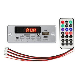 50W 12V MP3 dekoder kurulu amplifikatör 25W <span class=keywords><strong>Bluetooth</strong></span> 5.0 USB TF FM radyo modülü Mini kart araba müzik hoparlörü Handsfree ses kayıt - Product Image 2