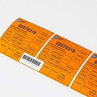 Étiquettes autocollantes personnalisées laminées mates en rouleau, autocollant durable à corps large pour lessive en poudre