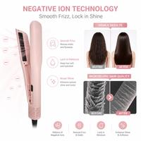 Plancha de Pelo Eléctrica Torlin, de Plástico ABS, con Pantalla LCD, Multitemperatura, Voltaje Universal, para Alisar y Reestructurar el Cabello