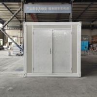 Casa Contenedor Plegable Portátil de 20 Pies con Paneles Sándwich Modelo ZD-8 Lista para Habitar Modular de 3 Dormitorios Moderna Transpirable para Uso en Escuelas y Centros Comerciales