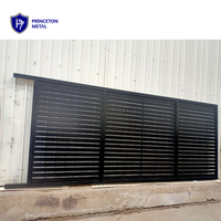 Porte coulissante automatique à commande manuelle en aluminium, design industriel, pour écoles et entrepôts, avec rail de guidage, garantie à vie