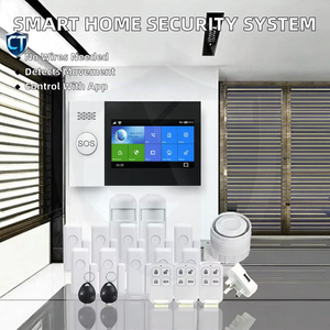 ระบบเตือนภัยภายในบ้าน <span class=keywords><strong>Daytech</strong></span> TA04 หน้าจอสัมผัสสีเต็มรูปแบบ พร้อมเซ็นเซอร์ประตู ตรวจจับความเคลื่อนไหว เสียงเตือน 110db เชื่อมต่อไร้สาย WiFi GSM ผ่านแอป Tuya วัสดุ ABS - Product Image 2