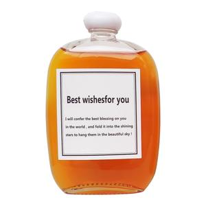 Venta al por mayor 100 mL Botella de vidrio vacía para jugo 125 ml 250 ml 350 ml 500 ml Leche Café Té Botella de vidrio para beber con tapa de seta - Product Image 5