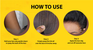 Sanbest — teinture de dentelle dure, étiquette privée, soins et produits, pour coiffure, brun moyen, fabriqué en chine - Product Image 4