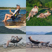 Chaise de tabouret de Camping pliante personnalisée en usine chaise de pêche pliante en plein air chaise de Camping de plage bon marché pliable réglable