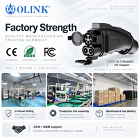 Adaptateur OLINK CCS1 vers CHAdeMO, charge rapide DC 250A 1000V, connecteur de chargeur EV pour station de charge de véhicules électriques CHAdeMO