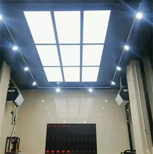 Produsen lampu Led industri otomatis lampu Panel langit-langit Modern kustom untuk lampu garasi langit-langit detail