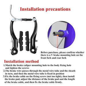 2022 chaud en alliage d'aluminium V frein VTT vélos frein pièces de cyclisme BUCKLOS étrier de frein nous Stock - Product Image 5