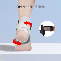 Bon prix manchon de Compression du pied pied protection du pied sangle réglable soutien de la cheville orthèse élastique néoprène basket-ball soutien de la cheville