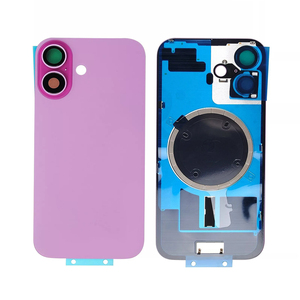 Remplacement de la vitre arrière de qualité supérieure avec cadre, plaque métallique et anneau magnétique pour iPhone 16 16 Plus – Garantie de compatibilité - Product Image 4