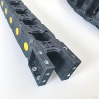 Cadena Portacables de Nylon Yodel PA66 Personalizada 20*50, Cadena de Arrastre de Cables CNC
