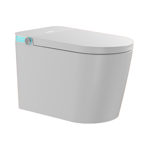Siège de toilette intelligent automatique à poser au sol avec télécommande pour cuvettes rondes/rectangulaires, kit d'installation inclus, toilettes <span class=keywords><strong>WC</strong></span> - Product Image 2