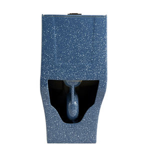 <strong>Blue</strong> With White Spot Gold Line <strong>Toilets</strong> Siphon and Washdown Wholesale Chinese One-piece <strong>Toilet</strong> Bowl - Product Image 5