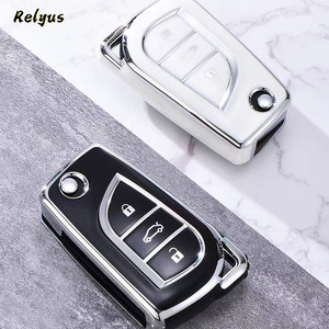 Housse de clé de voiture en TPU Offre Spéciale pour Toyota Auris Corolla Avensis Verso Yaris Aygo <span class=keywords><strong>Scion</strong></span> TC <span class=keywords><strong>IM</strong></span> 2015 2016 Camry RAV4 accessoires - Product Image 1