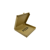 Vente en gros en stock boîte à pizza en carton ondulé portable et réutilisable avec stratification mate gaufrage logo personnalisé imprimé