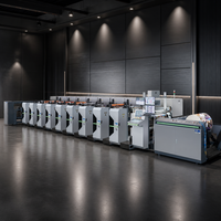 Nueva Prensa Flexográfica Digital de 6 Colores, Sistema Roll-to-Roll, para Impresión de Bolsas de Compra y Material No Tejido