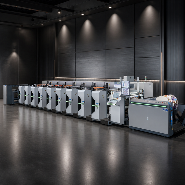New Digital Control 6 Color Roll-to-Roll Flexo Press for Shopping Bags Non Woven Printer Production