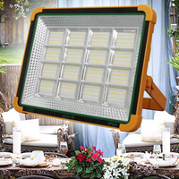 LaiHong 40W 80W 100W Projecteur solaire à LED rechargeable pour l'extérieur