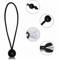 Corde élastique à noyau en nylon à tête sphérique à réglage rapide 4mm de sécurité élevée pour une fixation instantanée de la tente