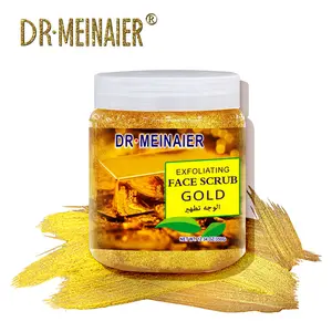 OEM Eigenmarke 24K Gold Peeling Gesichtsreiniger Peeling-Gel Aufhellendes feuchtigkeitsspendendes Hautpflege-Vitamin E-Gesichtspeeling