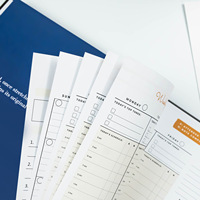 Organiseur de planning quotidien personnalisé avec spirale et intercalaires