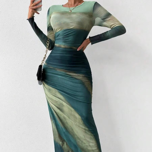 green emerald velvet dress The Vivian Dress in Gold Baroque Floral 0 / Gold Baroque Floral