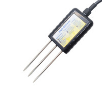 Logiciel serveur Lora Lorawan Capteur de température, d'humidité et de conductivité électrique du sol 3 en 1 avec étanchéité IP68 et sortie RS485