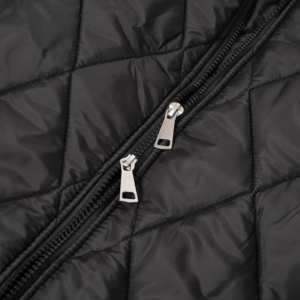 Abrigo Acolchado Versátil <span class=keywords><strong>de</strong></span> <span class=keywords><strong>Otoño</strong></span>/Invierno con Cuello Alto y Capucha, Impermeable, 100% Poliéster |   Abrigo Largo con Costuras <span class=keywords><strong>de</strong></span> Diamantes Estilo Preppy - Product Image 2